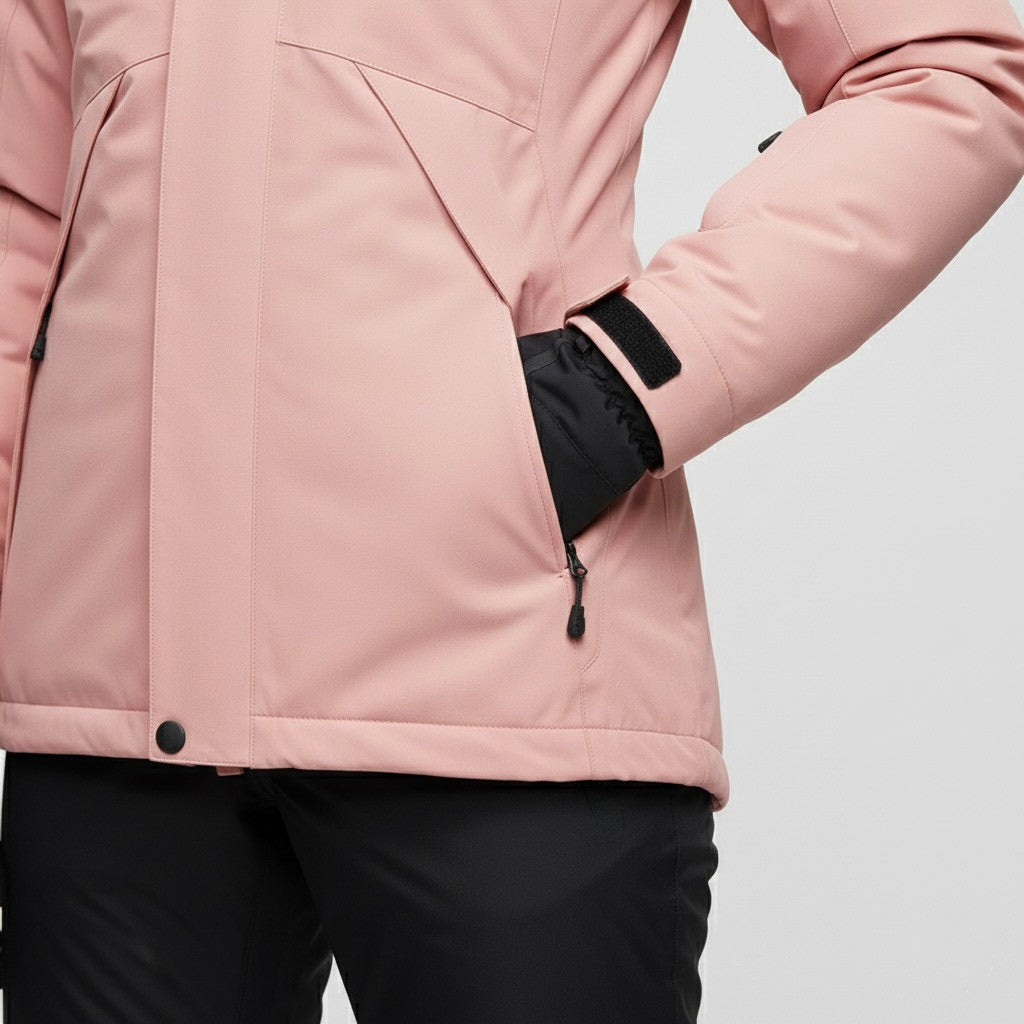 Damen-Skijacke und -Hosen-Set mit Kapuze-Sets for women-Alpenkind