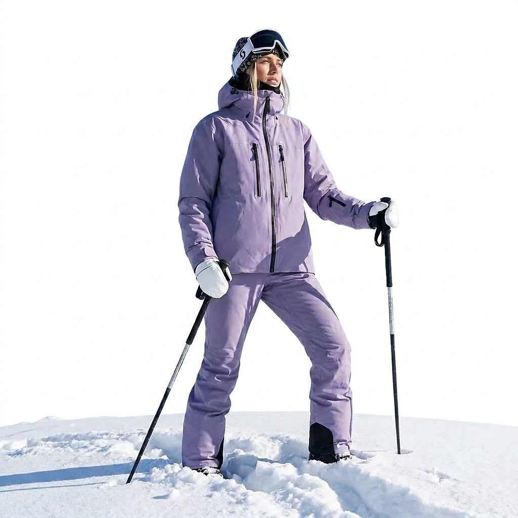 Damen-Skijacke und -Hosen-Set mit Kapuze-Sets for women-Alpenkind