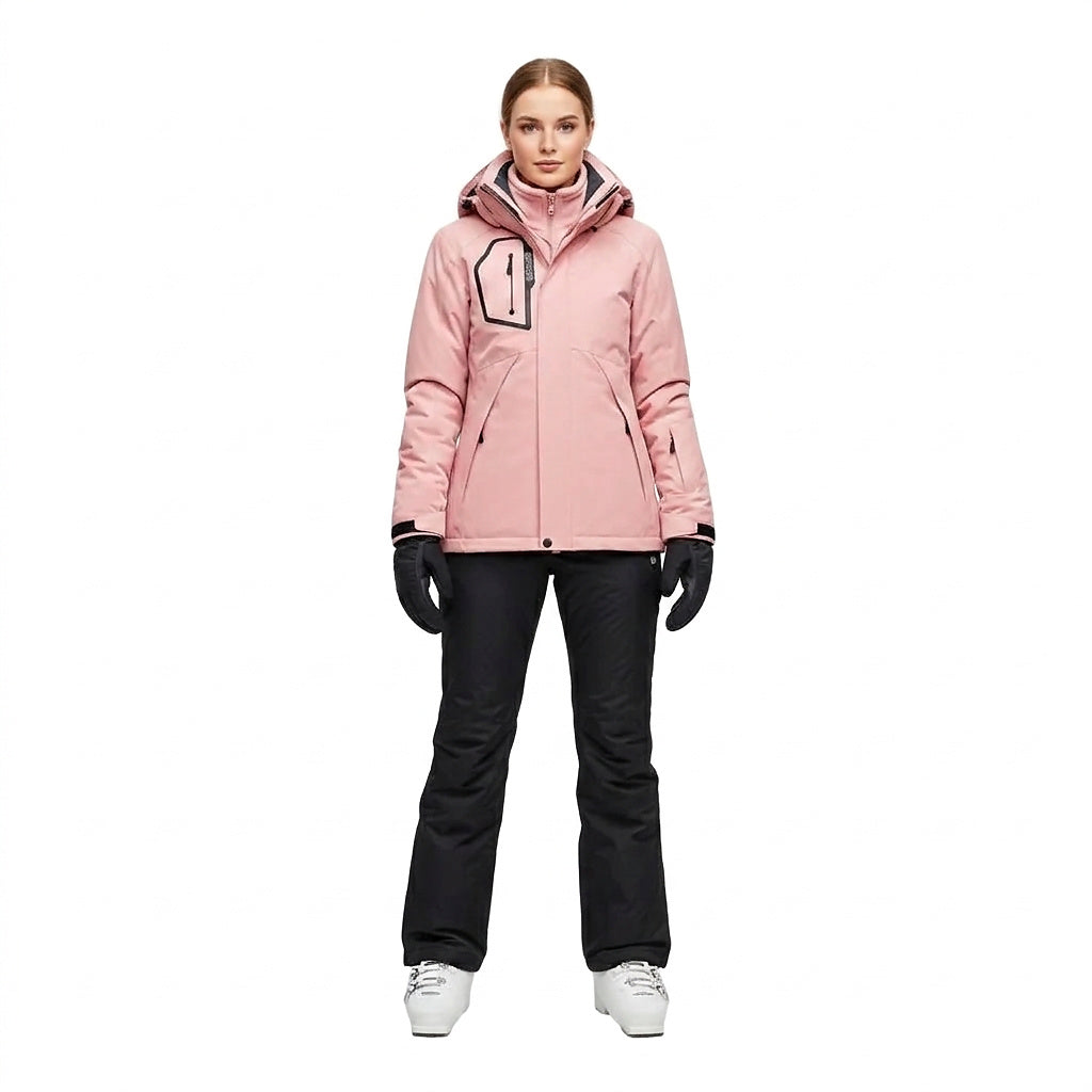 Damen-Skijacke und -Hosen-Set mit Kapuze-Sets for women-Alpenkind