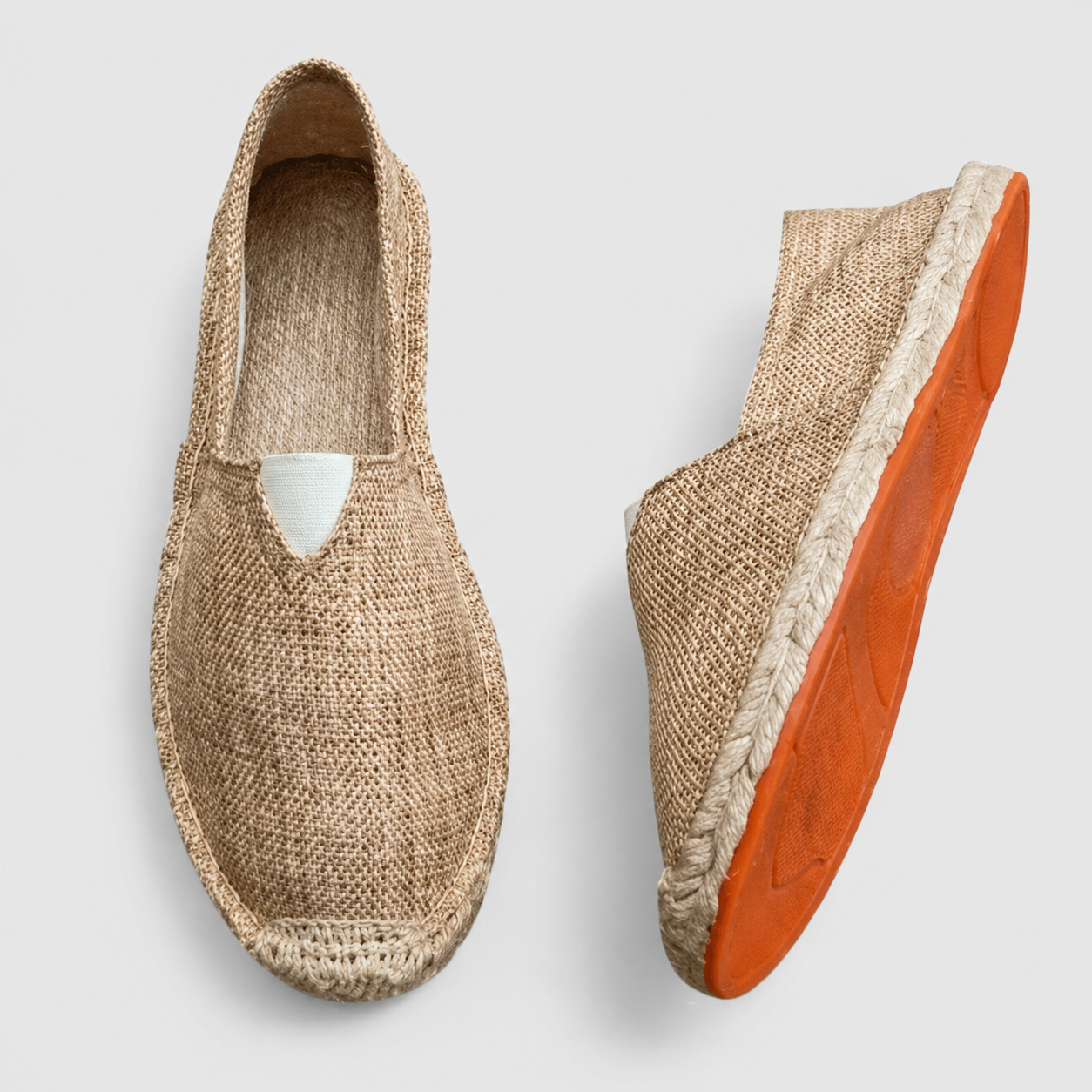 Damen Slipper im Espadrille Stil mit Geflochtenem Sohlenrand-Dress shoes for men-Alpenkind