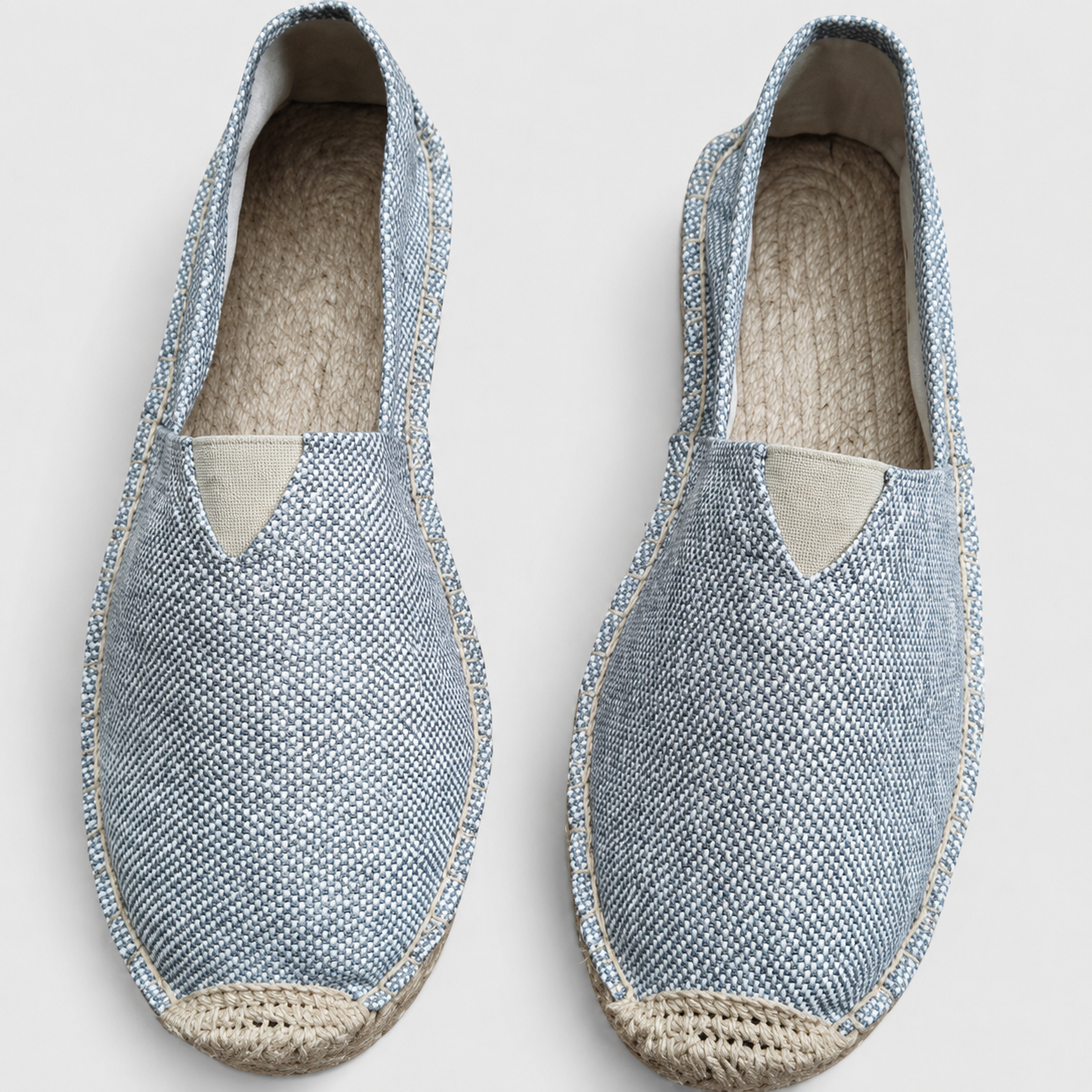 Damen Slipper im Espadrille Stil mit Geflochtenem Sohlenrand-Dress shoes for men-Alpenkind