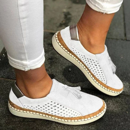 Damen-Slipper mit Quasten-Detail-Footwear for women-Alpenkind