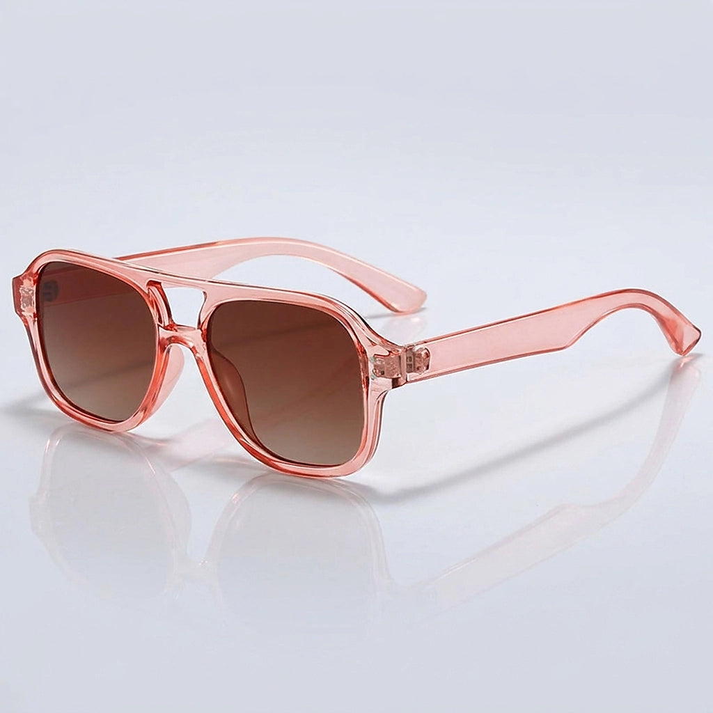 Damen-Sonnenbrille im Aviator-Stil mit Doppelsteg-Glasses for women-Alpenkind