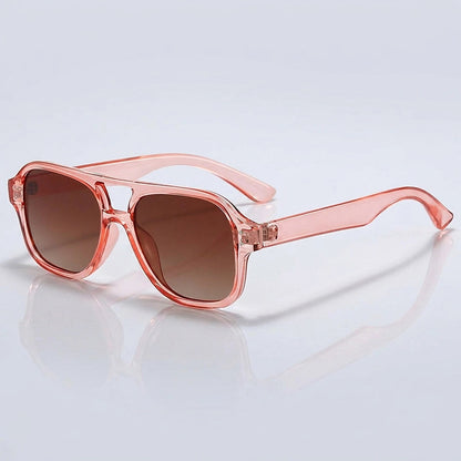 Damen-Sonnenbrille im Aviator-Stil mit Doppelsteg-Glasses for women-Alpenkind