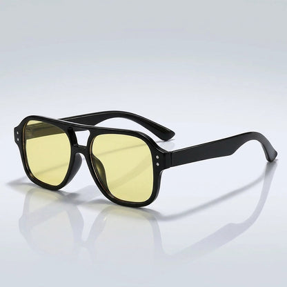 Damen-Sonnenbrille im Aviator-Stil mit Doppelsteg-Glasses for women-Alpenkind