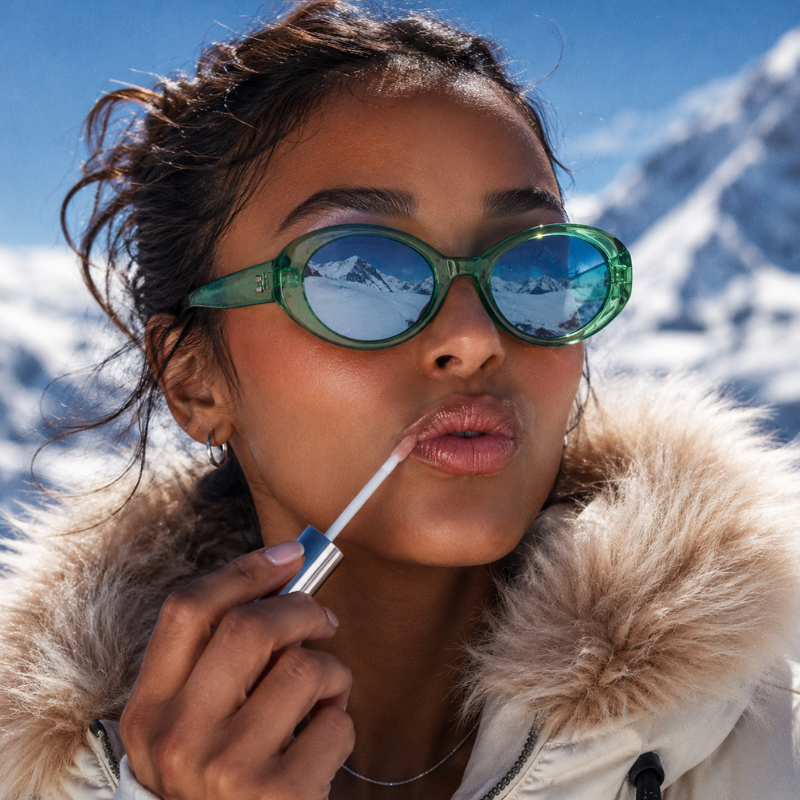 Damen-Sonnenbrille mit ovalem Rahmen und Schildpattmuster-Glasses for women-Alpenkind