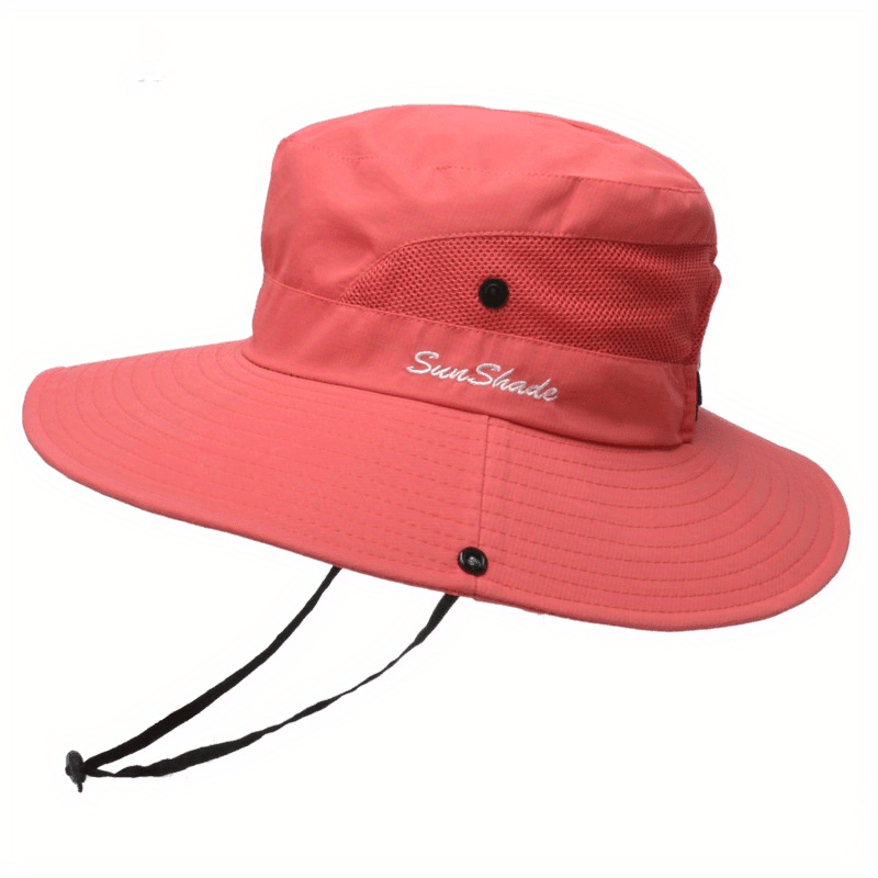 Damen Sonnenhut mit breiter Krempe und Pferdeschwanz-Öffnung-Accessories for Women-Alpenkind