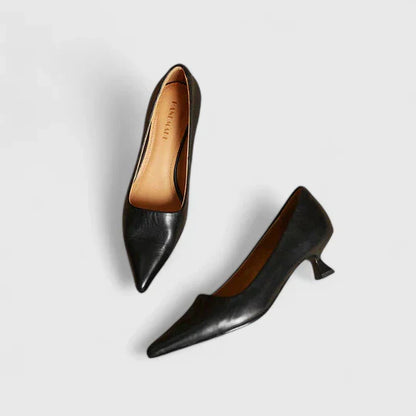 Damen Spitze Slip-On Pumps mit Niedrigem Absatz-Footwear for women-Alpenkind