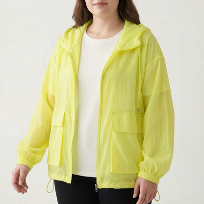 Damen-Sportjacke mit Kapuze und Reißverschluss-Jacket for women-Alpenkind