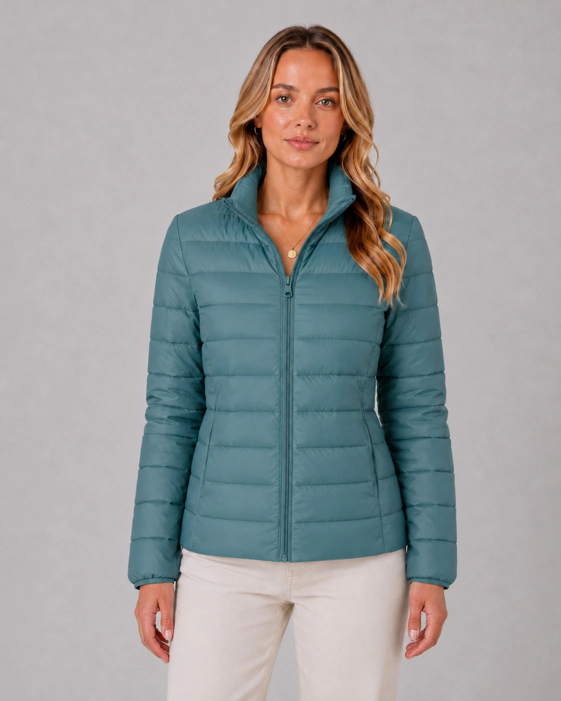 Damen Steppjacke mit Stehkragen-Jacket for women-Alpenkind