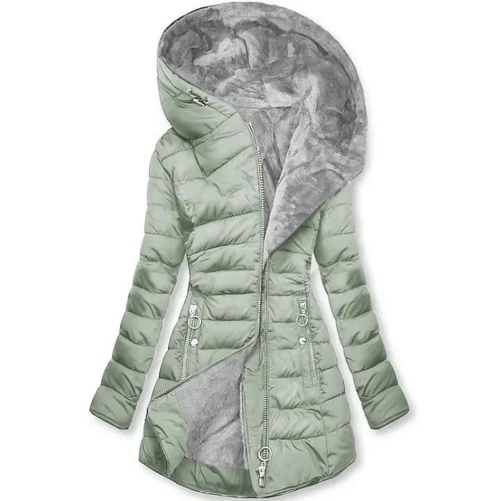 Damen Wintermantel mit weichem Innenfutter – Eleganter Komfort für kalte Tage-Women Outerwear-Alpenkind