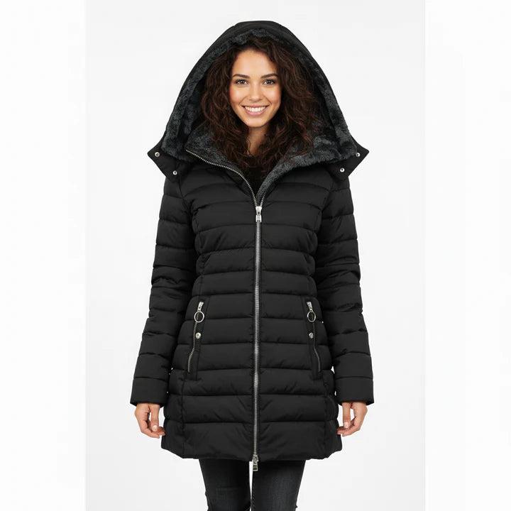 Damen Wintermantel mit weichem Innenfutter – Eleganter Komfort für kalte Tage-Women Outerwear-Alpenkind