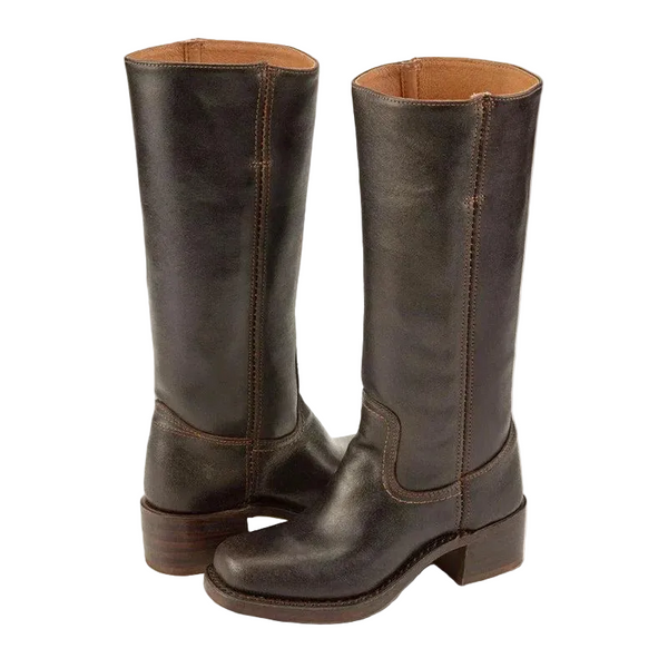 Damen Stiefel mit Mittelhohem Schaft und Blockabsatz-Footwear for women-Alpenkind