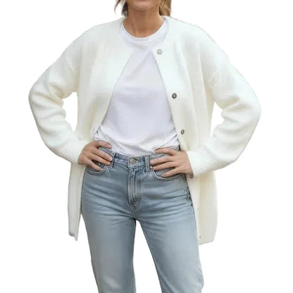 Damen Strickjacke mit Knopfleiste-Women cardigans-Alpenkind