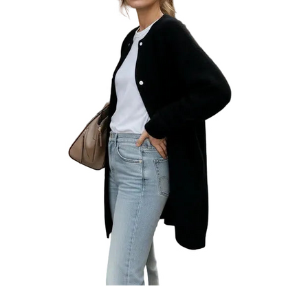 Damen Strickjacke mit Knopfleiste-Women cardigans-Alpenkind