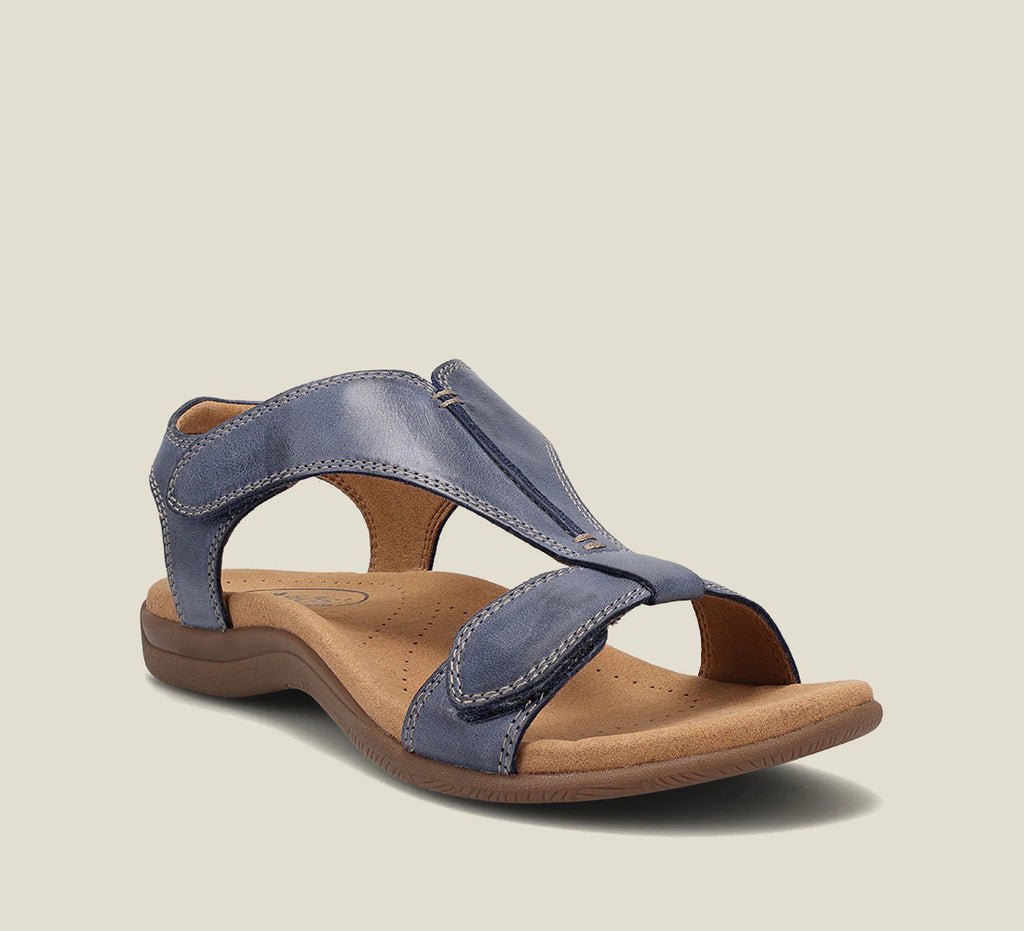 Damen T-Riemen-Sandalen mit Klettverschluss-Footwear for women-Alpenkind