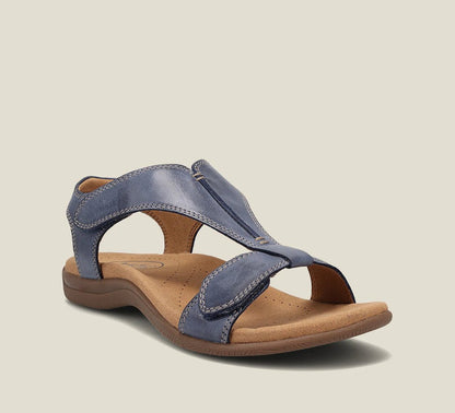 Damen T-Riemen-Sandalen mit Klettverschluss-Footwear for women-Alpenkind