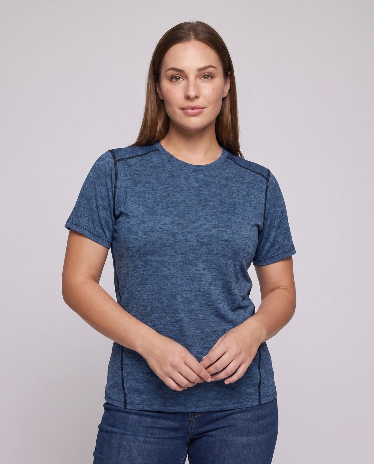 Damen T-Shirt mit kurzem Arm und Rundhalsausschnitt-Shirts for men-Alpenkind