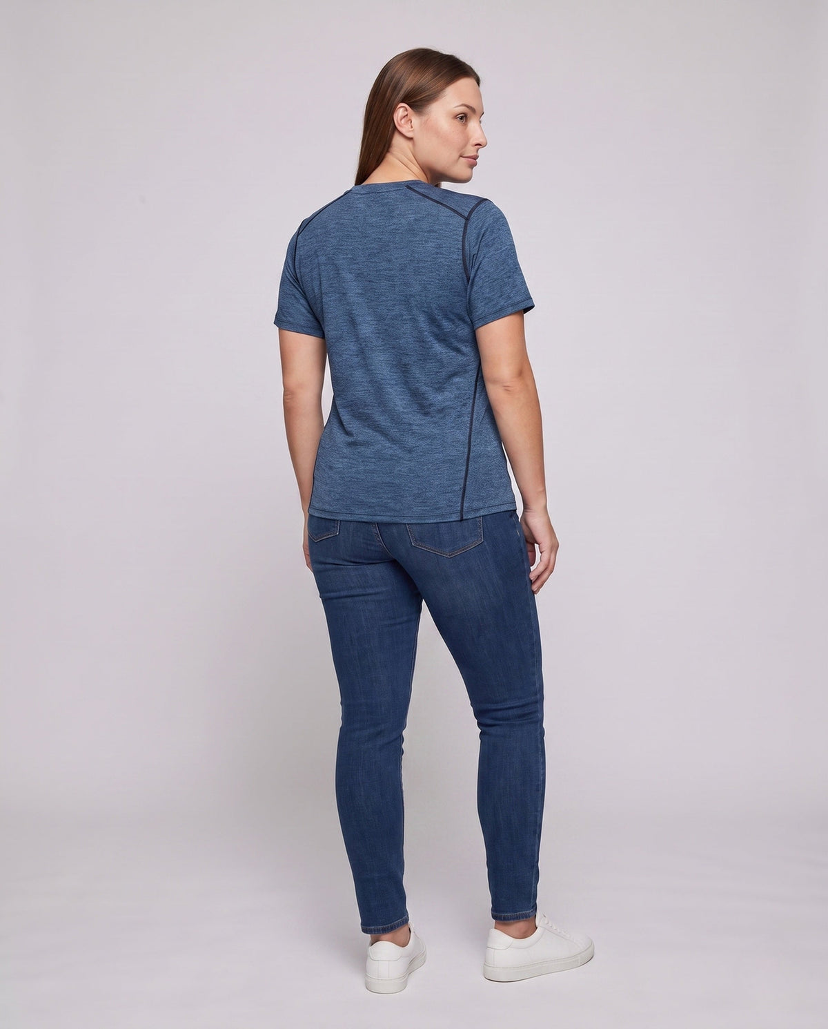 Damen T-Shirt mit kurzem Arm und Rundhalsausschnitt-Shirts for men-Alpenkind
