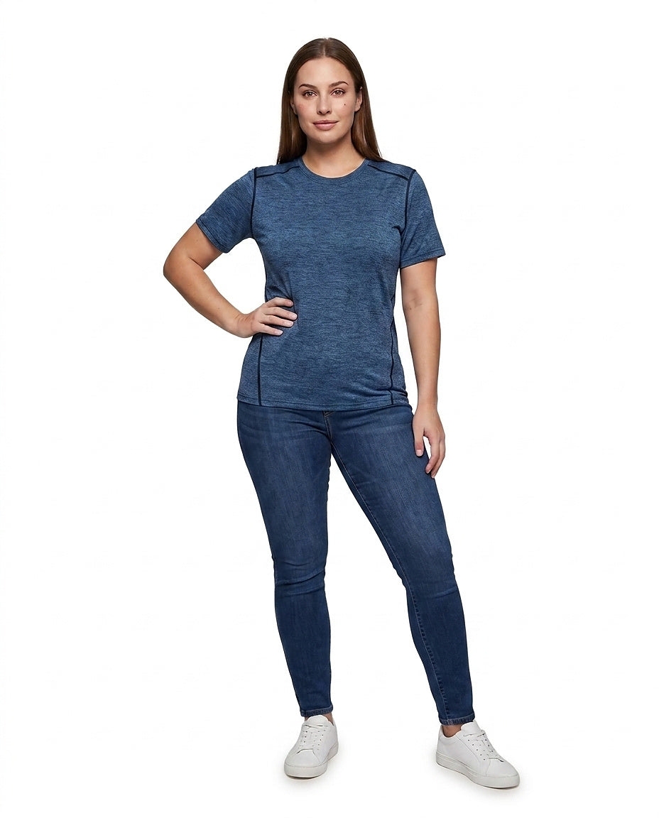Damen T-Shirt mit kurzem Arm und Rundhalsausschnitt-Shirts for men-Alpenkind