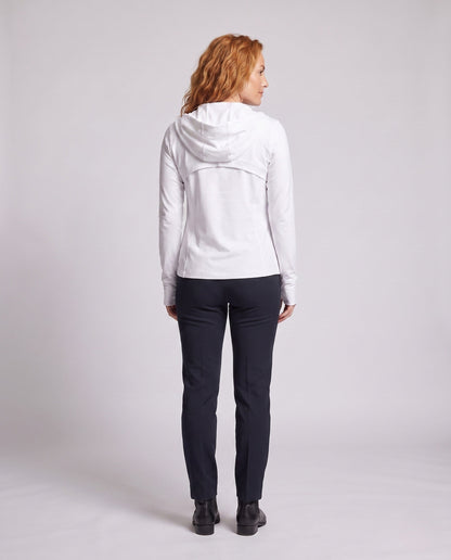Damen-Trainingsjacke mit Kapuze und Reißverschluss-Jacket for women-Alpenkind