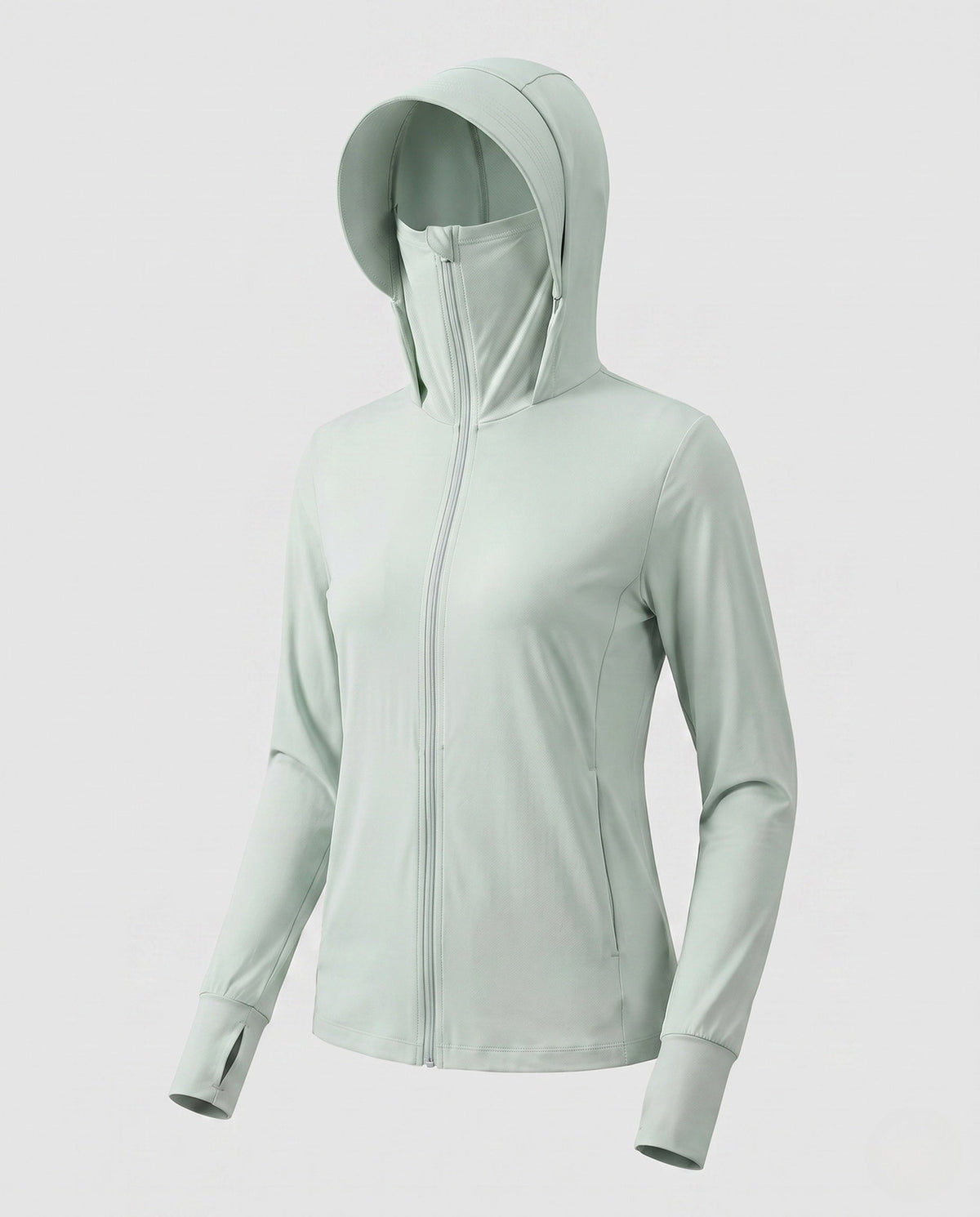 Damen-Trainingsjacke mit Kapuze und Reißverschluss-Jacket for women-Alpenkind