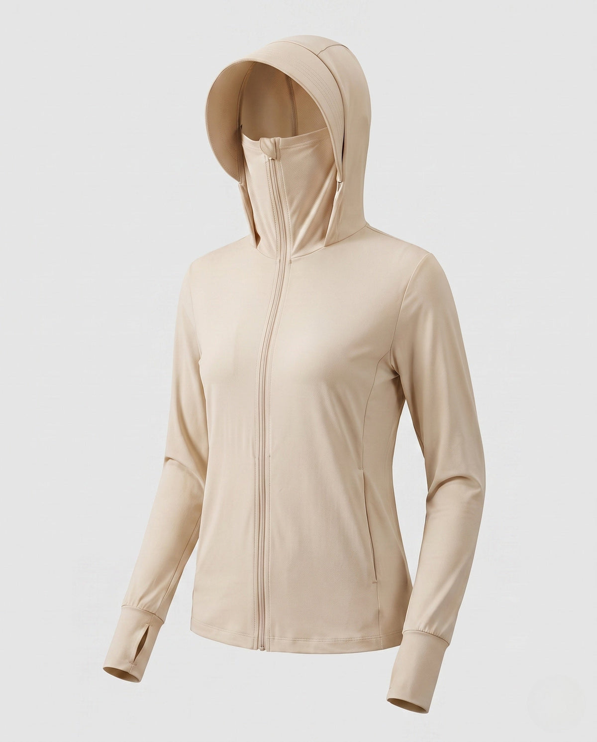 Damen-Trainingsjacke mit Kapuze und Reißverschluss-Jacket for women-Alpenkind