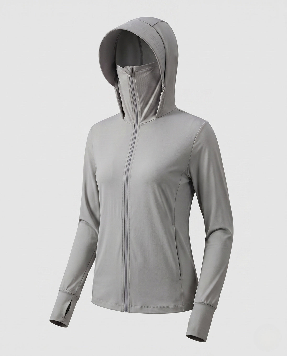 Damen-Trainingsjacke mit Kapuze und Reißverschluss-Jacket for women-Alpenkind