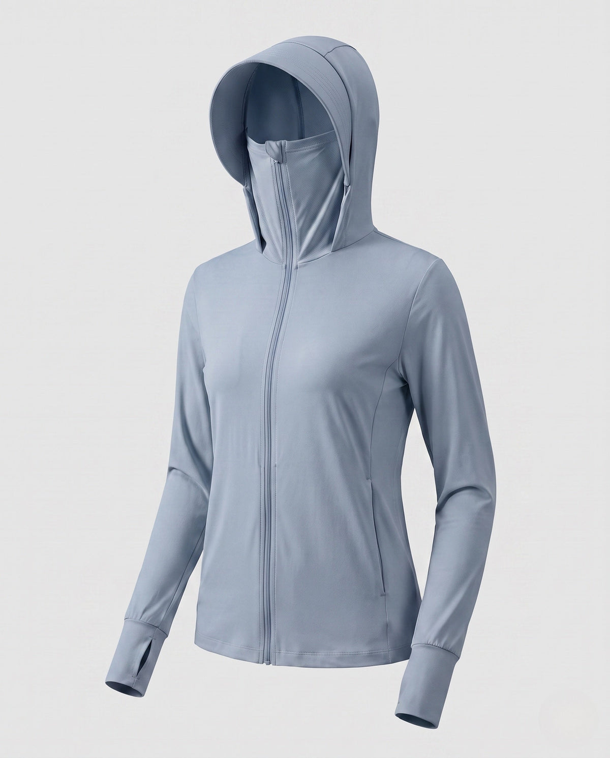 Damen-Trainingsjacke mit Kapuze und Reißverschluss-Jacket for women-Alpenkind
