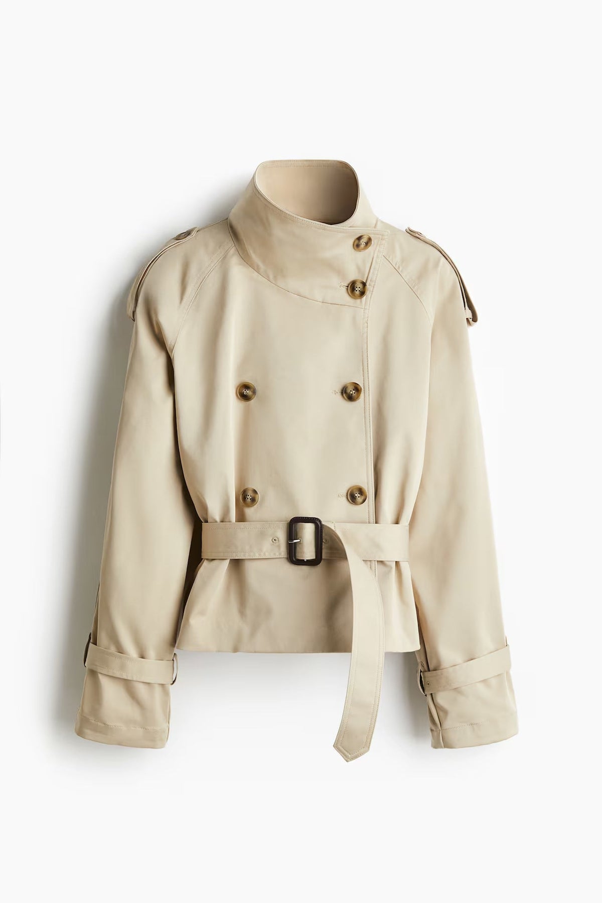 Damen Trenchcoat mit Gürtel und Knöpfen-Jacket for women-Alpenkind