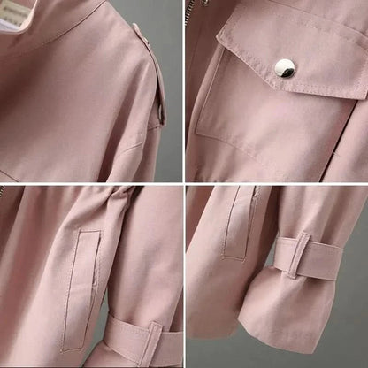 Damen-Utility-Feldjacke mit Kordelzug in der Taille-Jacket for women-Alpenkind
