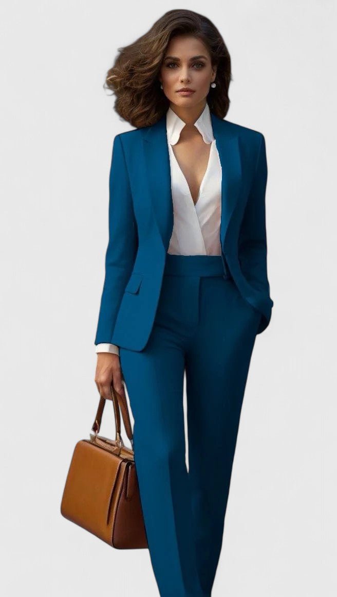 Damen-Zweiteiler: Blazer und Hose mit geradem Bein-Sets for women-Alpenkind