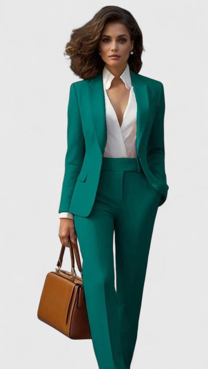 Damen-Zweiteiler: Blazer und Hose mit geradem Bein-Sets for women-Alpenkind