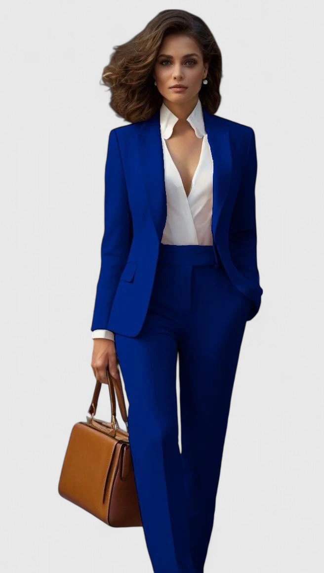 Damen-Zweiteiler: Blazer und Hose mit geradem Bein-Sets for women-Alpenkind