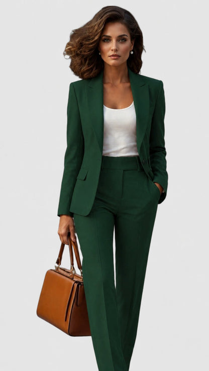 Damen-Zweiteiler: Blazer und Hose mit geradem Bein-Sets for women-Alpenkind
