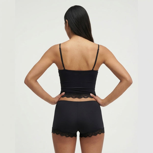 Damen Zweiteiler mit Spitzenbesatz und verstellbaren Trägern-Sets for women-Alpenkind