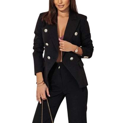 Damen Zweiteiliges Blazer- und Hosen-Set-Sets for women-Alpenkind