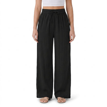 Damenhose mit weitem Bein und Kordelzug-Pants for woman-Alpenkind