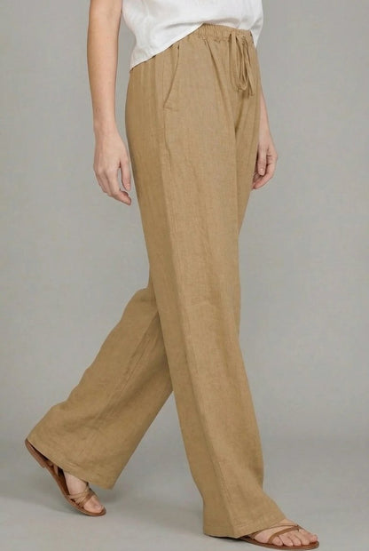Damenhose mit weitem Bein und Kordelzug-Pants for Women-Alpenkind