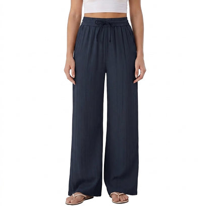 Damenhose mit weitem Bein und Kordelzug-Pants for woman-Alpenkind
