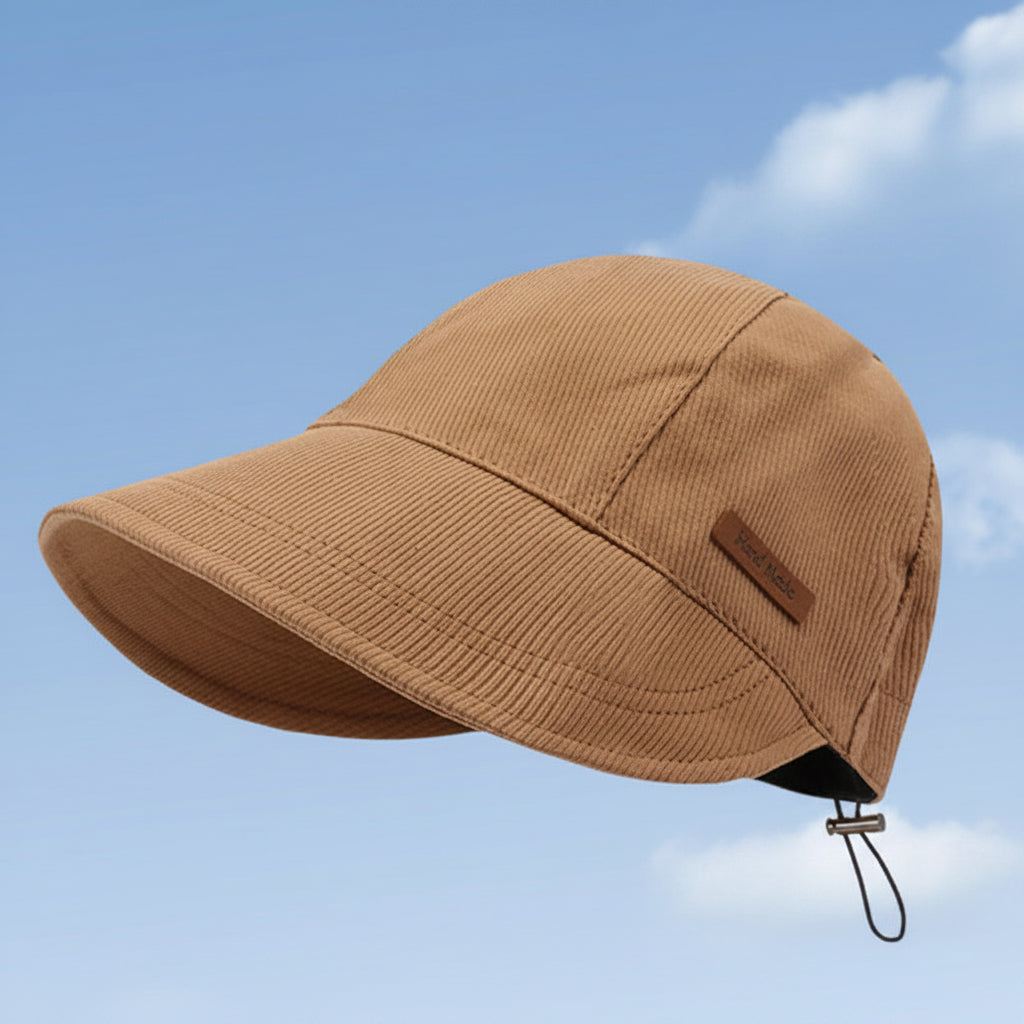 Damenhut mit verstellbarem Verschluss und gebogener Krempe-Accessories for Women-Alpenkind