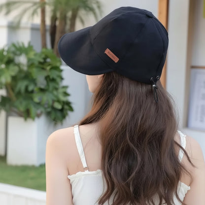Damenhut mit verstellbarem Verschluss und gebogener Krempe-Accessories for Women-Alpenkind