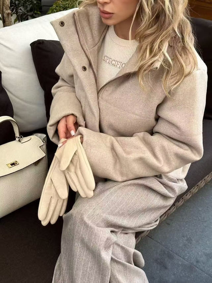 Damenjacke mit langen Ärmeln und Knopfleiste-Jacket for women-Alpenkind