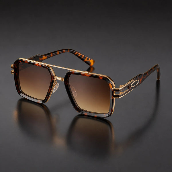 Eckige Damen-Sonnenbrille mit Doppelsteg-Glasses for women-Alpenkind