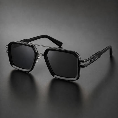 Eckige Damen-Sonnenbrille mit Doppelsteg-Glasses for women-Alpenkind