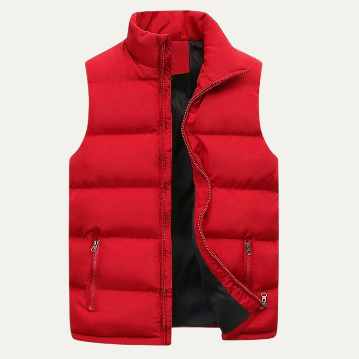 Gepolsterte Herren-Steppweste mit Stehkragen-Vests for men-Alpenkind