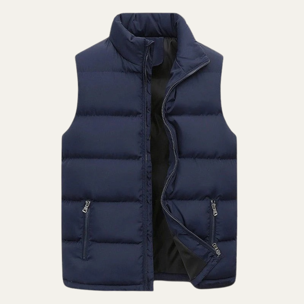 Gepolsterte Herren-Steppweste mit Stehkragen-Vests for men-Alpenkind