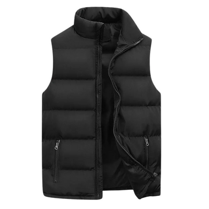 Gepolsterte Herren-Steppweste mit Stehkragen-Vests for men-Alpenkind