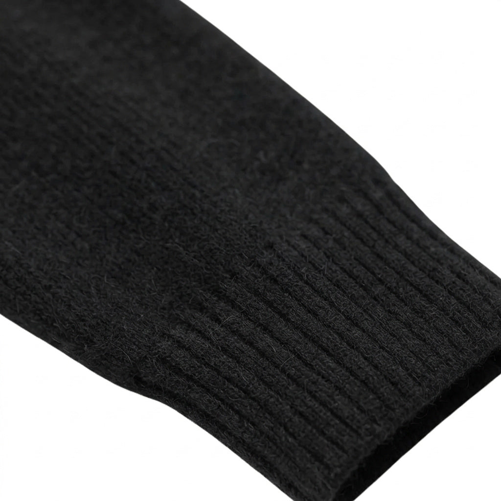 Gerippte Strickjacke mit Reißverschluss für Herren-Cardigan for men-Alpenkind
