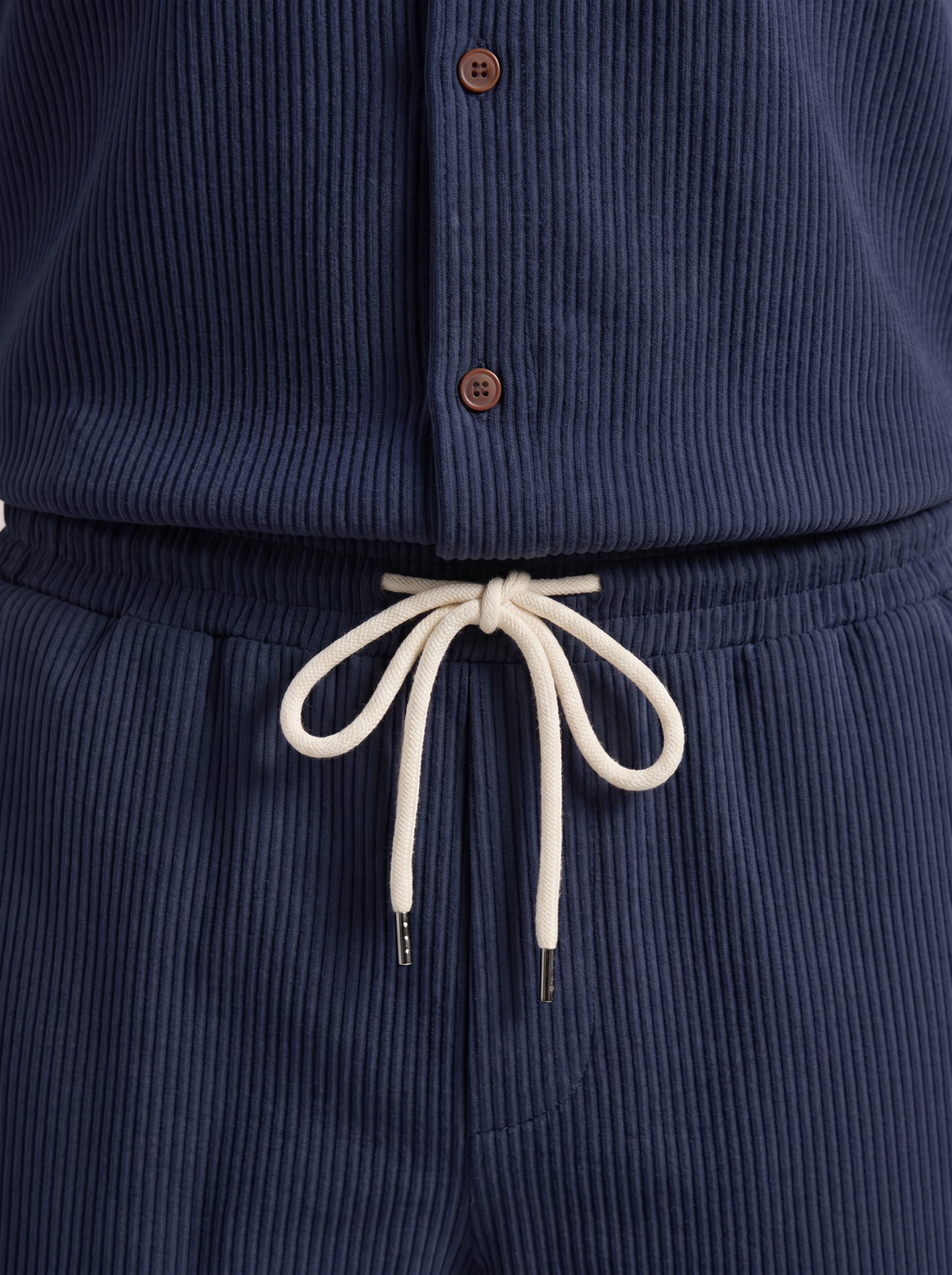 Geripptes Hemd- und Shorts-Set für Herren-Sets for Men-Alpenkind